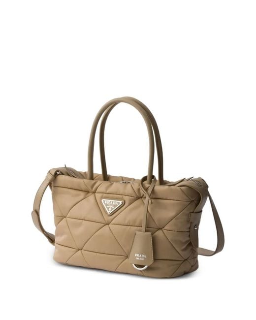 Borsa Tote di Prada in Brown