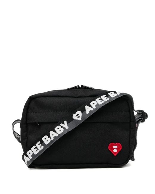 Mini Sac À Patch Logo AAPE BY A BATHING AP en coloris Black