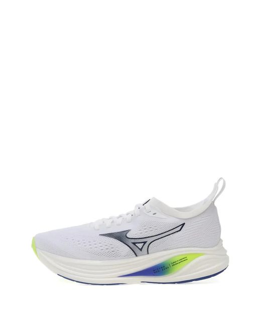 Mizuno White Neo Zen 2 Logo-Detail Sneakers