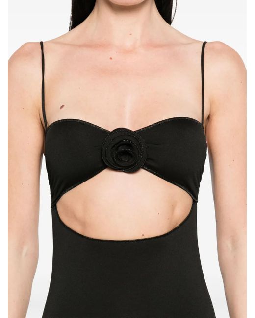 LaRevêche Black Leyla Midi Dress