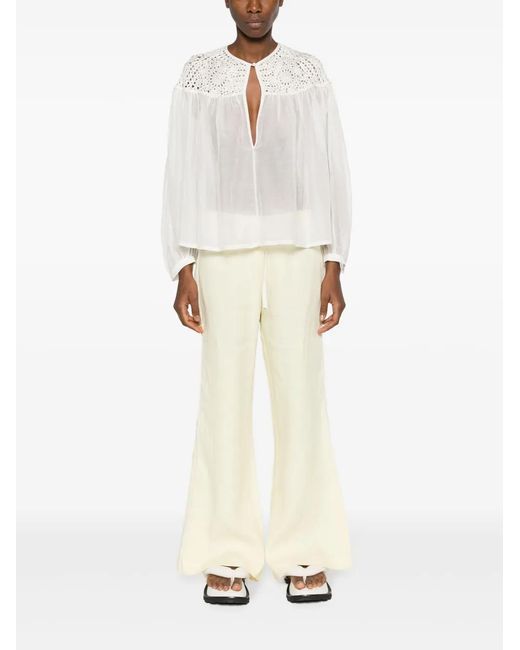 Forte_forte Yellow Elasticated Trousers