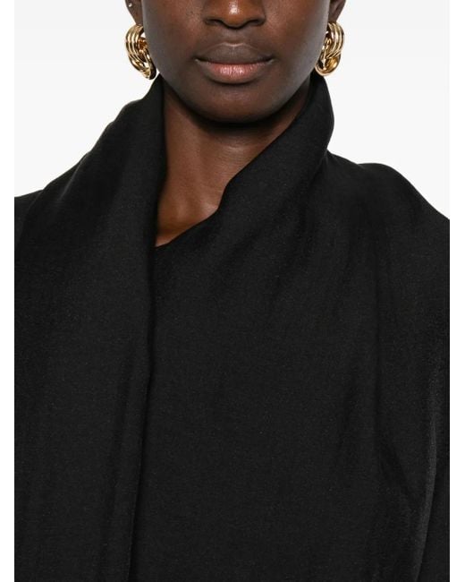 Blouse À Détail De Foulard Attaché Totême  en coloris Black