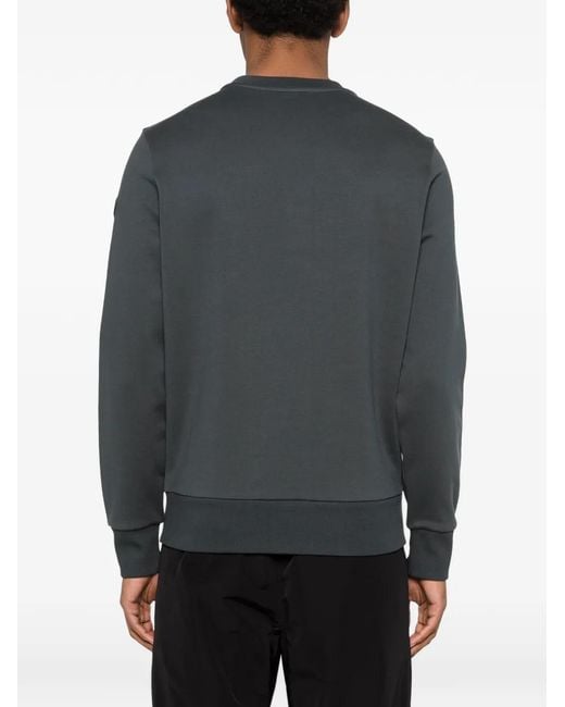 Moncler Black Cotton Sweatshirt for men