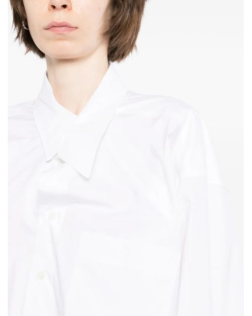 Magliano White Crispy Bicchierino Shirt Dress