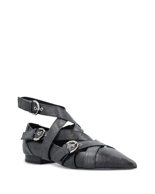 Pinko Black Flat Shoes