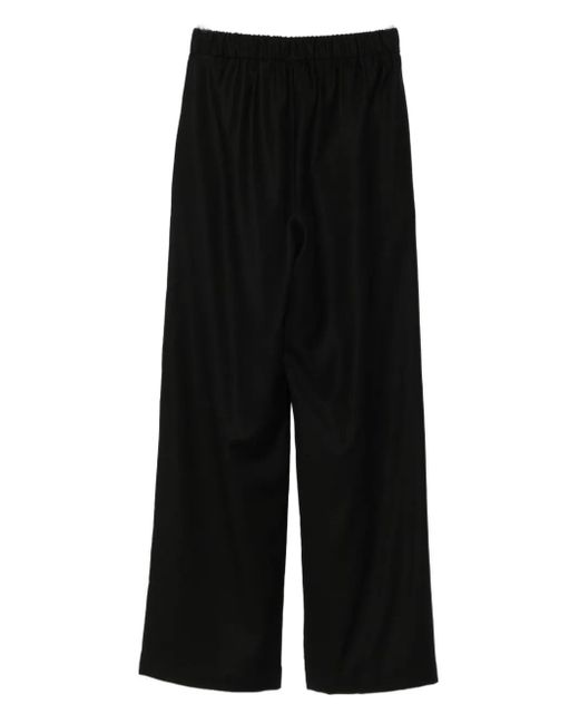 Barena Black Elastic-Waist Trousers