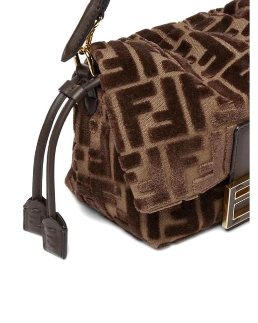 Fendi Brown Small Mamma Baguette Tote Bag