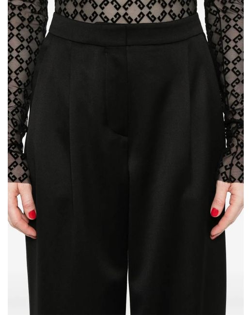 Givenchy Black Wide-Leg Trousers