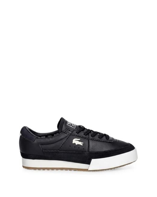 Lacoste Black Aura Leather Sneakers
