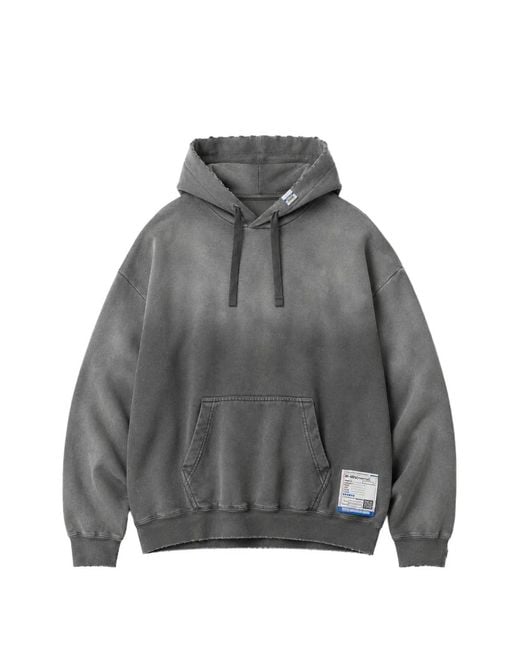Maison Mihara Yasuhiro Gray Sun-Faded Like Distressed Hoodie for men
