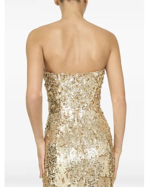 Jenny Packham Metallic Robe Longue Kimi