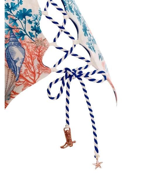 Agua Bendita Blue Mariel Sereia One-Piece Swimsuit