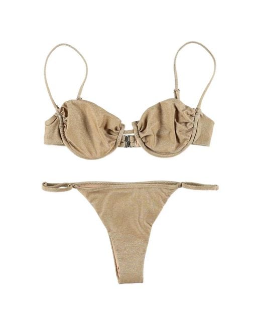 MATINEÉ Natural Marina Gathered Bikini