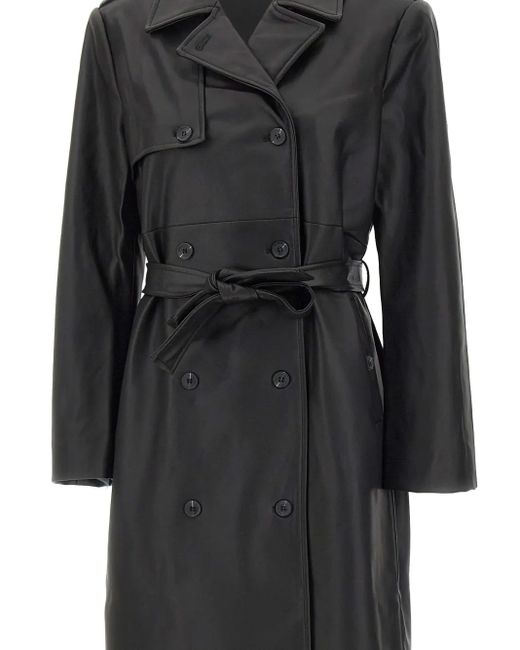THE GARMENT Black Brooklyn Trench Double-Breasted Jacket