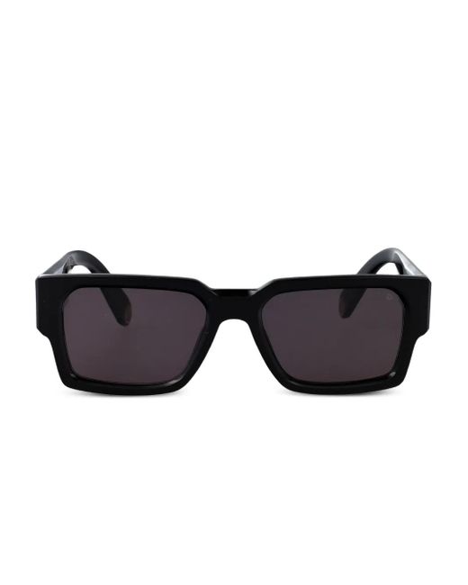 メンズ Philipp Plein Master スクエアフレーム サングラス Black