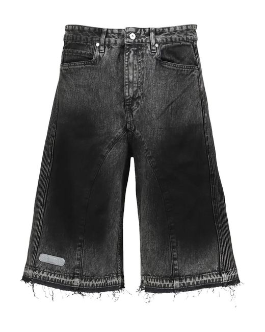 PDF Gerafelde Shorts in het Gray voor heren