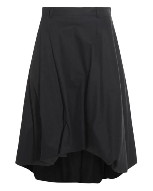 Moschino Black Bubble-Hem Skirt