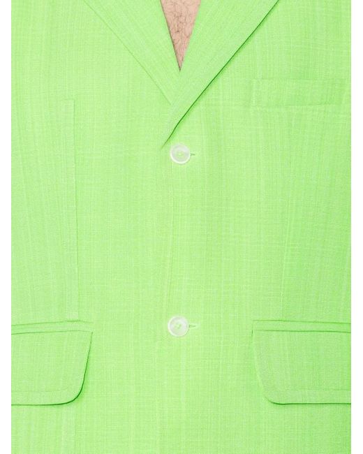 Jacquemus Green Bacio Viscose Jacket for men