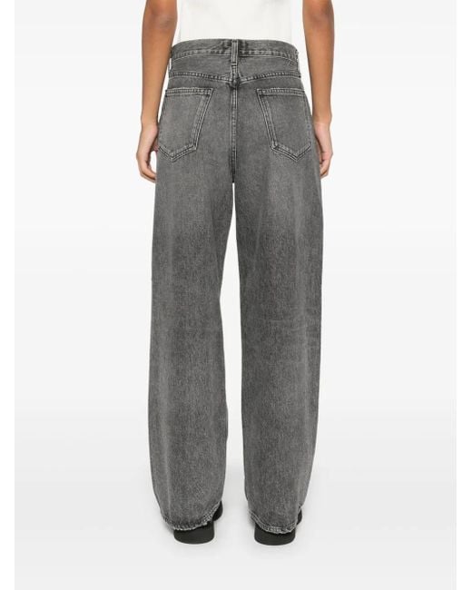 Agolde Gray Low Slung Baggy 30.5 Jeans