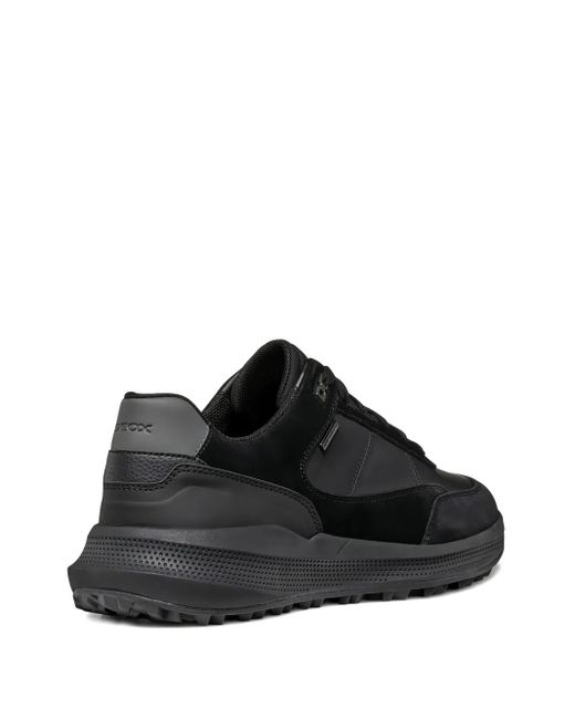 Geox Black Pg1X Leather Sneakers for men