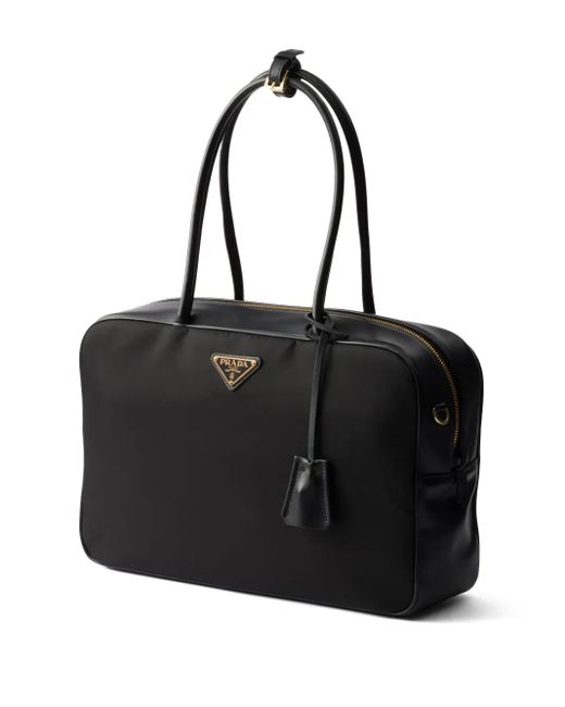Prada Black Large Re-Nylon Tote Bag