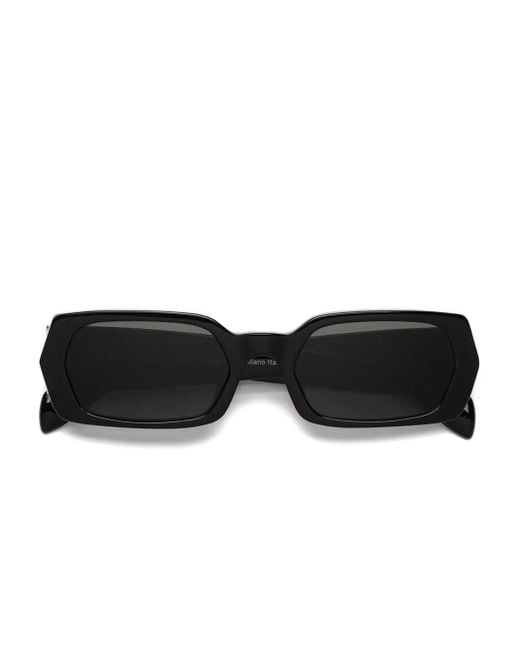 Retrosuperfuture Black Astro Sonnenbrille Mit Geometrischem Gestell