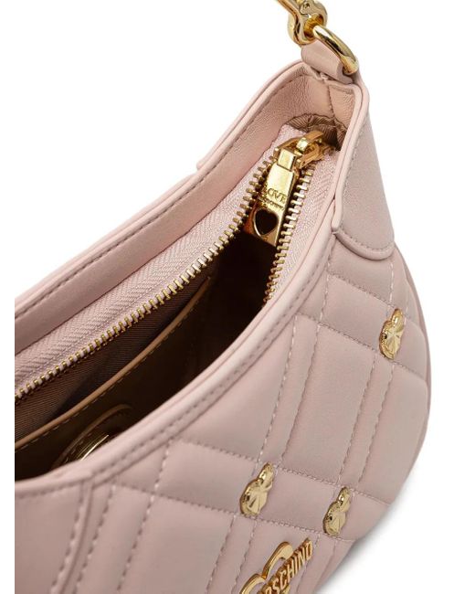 Love Moschino キルティング ショルダーバッグ Pink