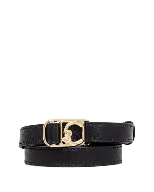 Coccinelle White Buckle Belt