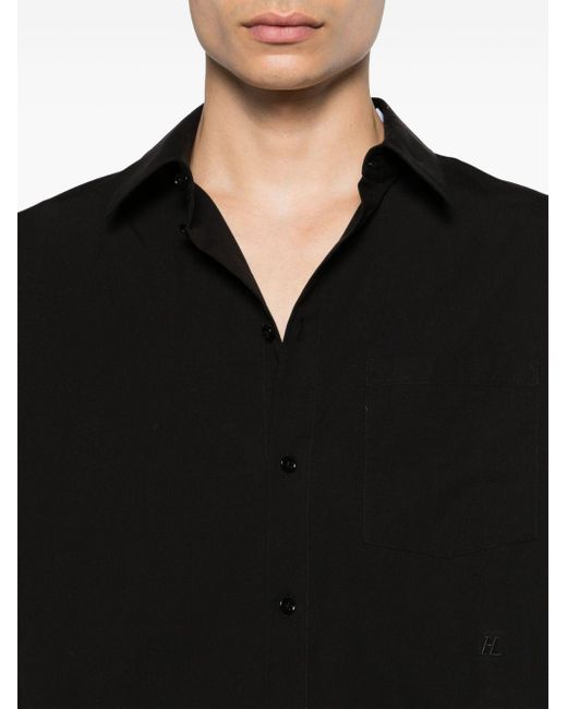 Camisa con botones Helmut Lang de color Black