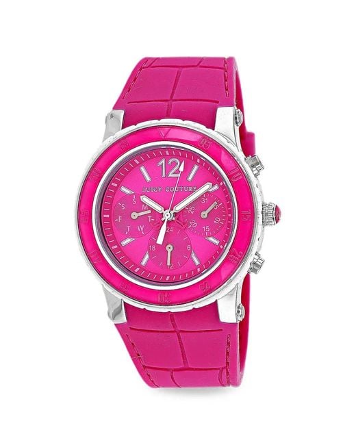 Juicy Couture Pink Hrh Dragon Fruit 37Mm Watch