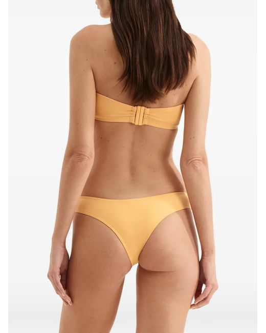 Eres Orange Show Bandeau Bikini Top