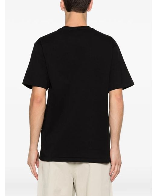 A Bathing Ape Black Camo College T-Shirt for men