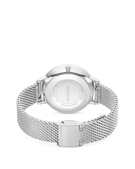 Swarovski White Clarica Crystal 30Mm Watch