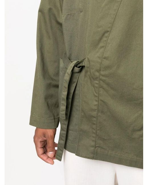 Universal Works Green Side-Tie Fastening Jacket for men