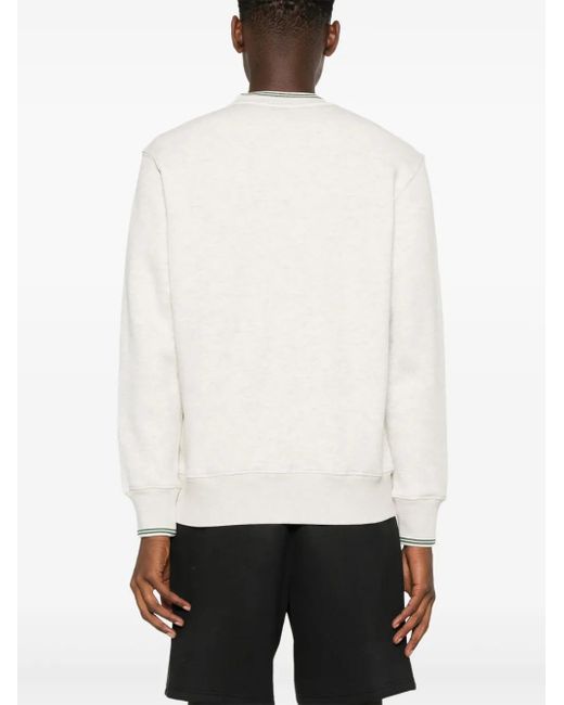 Autry White Logo Jersey Sweatshirt for men