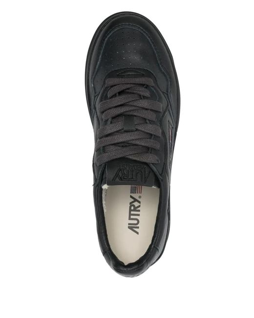 Autry Black Sneakers Medalist