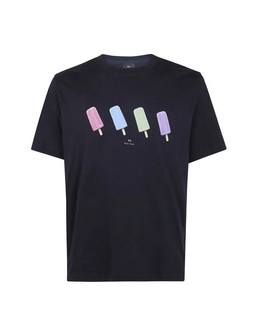Paul Smith Blue Classic Organic Cotton Mini T-Shirt For for men