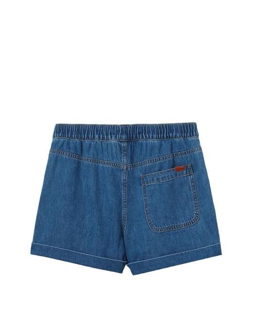 Chocoolate Blue Short À Patch Logo