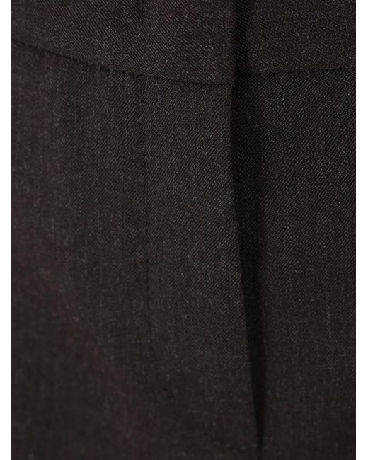 Alberto Biani Black Straight-Leg Trousers