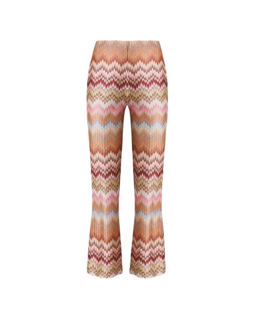 Missoni Pink Zig-Zag Trousers