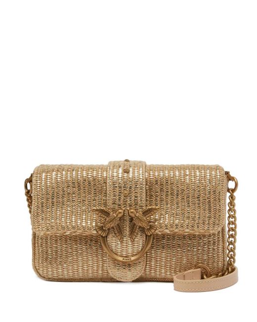 Pinko Love One ショルダーバッグ Brown