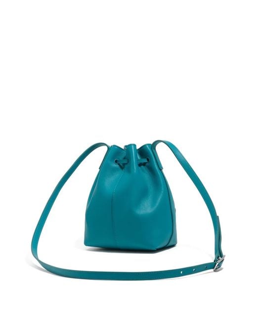 Bimba Y Lola Blue Drawstring Bucket Mini Bag