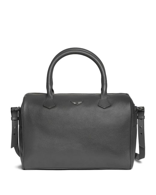 Zadig & Voltaire Black Medium Sunny Leather Tote Bag