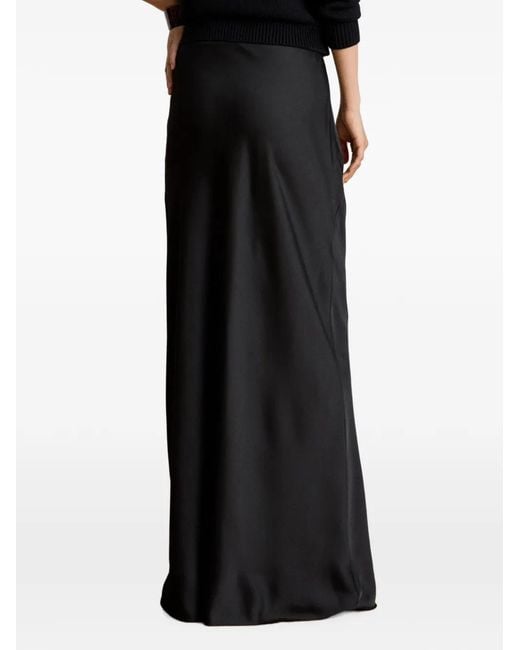 Ralph Lauren Black A-Line Maxi Skirt