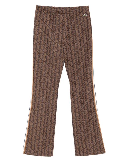 Lacoste Brown Monogram Trousers