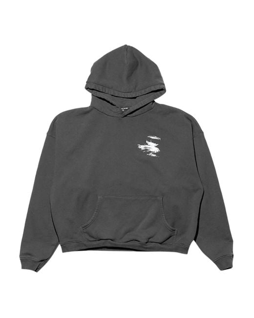 Enfants Riches Deprimes Gray Graphic-Print Hoodie for men