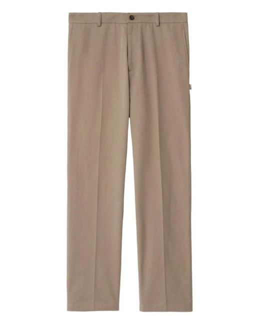 Burberry Hose mit Bügelfalten in Natural für Herren