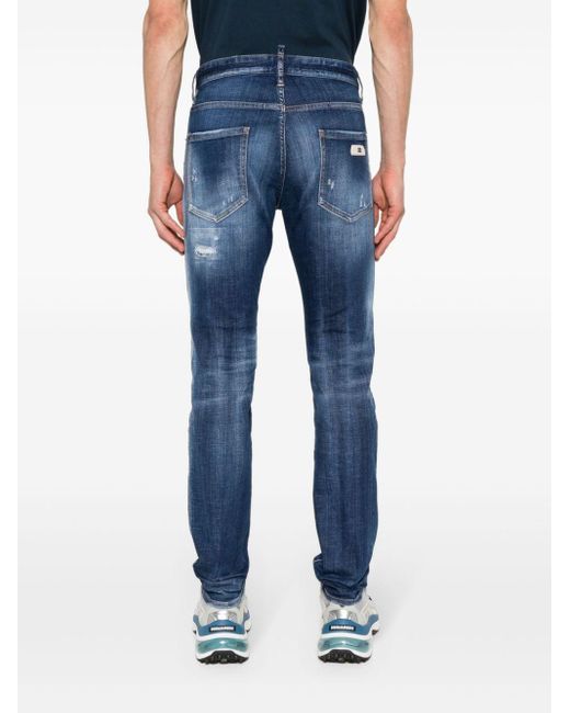 Jeans slim Cool Guy di DSquared² in Blue da Uomo