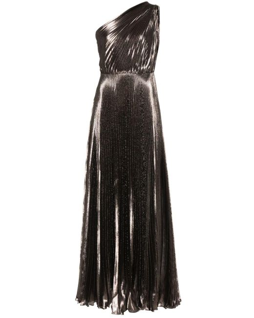 Max Mara Black Franz Pleated Dress