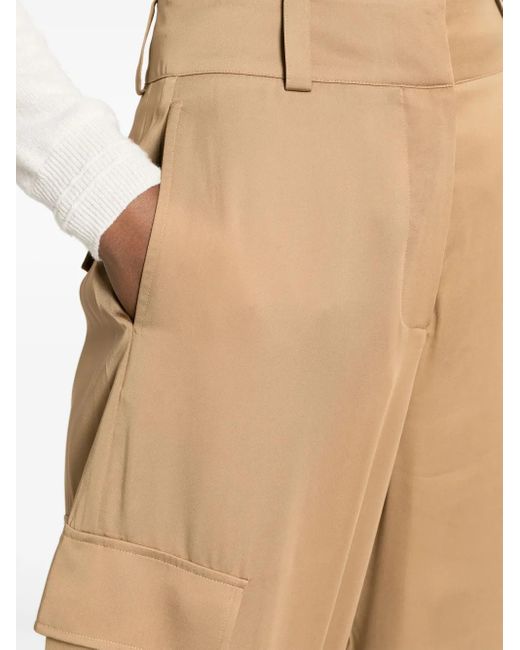 Joseph Natural High-Waisted Cargo Trousers
